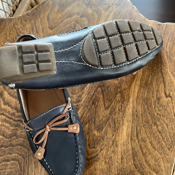 Clark Driving mocs/loafers in hard to find NAVY - Picture 4 of 8